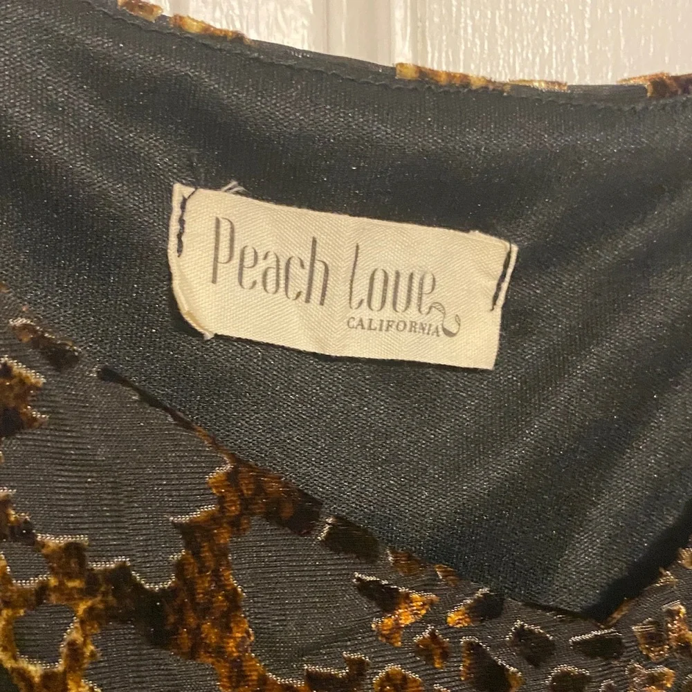 Peach Love California Snakeskin Spaghetti Strap Dress - Picture 2 of 4